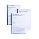 Abbildung zeigt Anmeldung, 5 Blcke  50 Blatt (250 Bltter), DIN A5