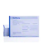 Abbildung zeigt Quittungsblock, 5 Bl�cke � 100 Blatt (500 Bl�tter), DIN A6 quer