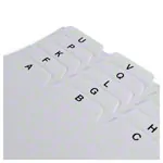 Register A-Z aus Kunststoff, 25-tlg., DIN A5 quer