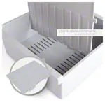 Karteitrog-Set,202-tlg., aus Kunststoff fr max. 800 Karten (A5) inkl. 200 Karteikarten & Register