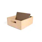 Karteitrog-Set, 202-tlg., aus Holz fr max. 900 Karten (A5) inkl. 200 Karteikarten & Register,