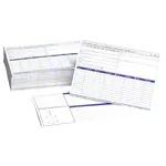 Karteitrog-Set, 202-tlg., aus Holz fr max. 1500 Karten (A5) inkl. 200 Karteikarten & Register,