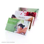 Abbildung zeigt Gutscheinaufsteller 4-fach aus Acrylglas