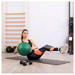 TOGU Medizinball aus Ruton,  34 cm, 4 kg, grn
