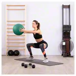 TOGU Medizinball aus Ruton,  34 cm, 4 kg, grn