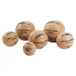 Abbildung zeigt Medizinball aus Leder,  19 cm, 1 kg