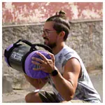 Gymstick Fitnessbag, 10 kg, lila,  22,5x55 cm