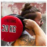 Gymstick Fitnessbag, 20 kg, rot,  25 cm x 60 cm