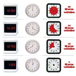 Time Timer Plus Tischuhr mit akustischem Signal, 60 Min., 14x18 cm