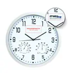 Wanduhr mit Hygro- und Thermometer,  35 cm