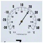Wanduhr mit Hygro- und Thermometer,  35 cm