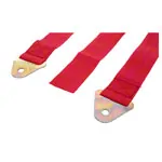 Wandbefestigungsgurt Standard fr Turnmatten 6 m x 50 mm (L x B), mit Schnellsteckverschluss, rot