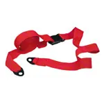 Wandbefestigungsgurt Standard fr Turnmatten 6 m x 50 mm (L x B), mit Schnellsteckverschluss, rot