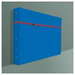 Wandbefestigungsgurt Standard fr Turnmatten 6 m x 50 mm (L x B), mit Schnellsteckverschluss, rot