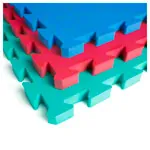 Abbildung zeigt Vario-Top Gymnastikmatte, LxBxH 100x100x2,5 cm, blau