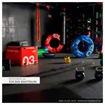 PAVIGYM Fitnessboden fr den Kraftraum Endurance, 100x100x0,7 cm