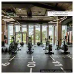 PAVIGYM Fitnessboden fr den Kraftraum Endurance, 100x100x0,7 cm