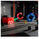 PAVIGYM Randleiste fr Endurance 100x10x0,7 cm