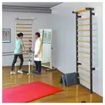 Abbildung zeigt Sprossenwand Metall/Holz, H x B 240 x 90 cm, 14 Sprossen
