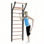 NOHrD Sprossenwand Club-Sport, ausklappbar, 10 Sprossen, HxBxT 230x80x13 cm