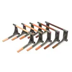 Abbildung zeigt NOHrD Multi-Adapter Eiche Klimmzugbgel und Dipstation fr Sprossenwand