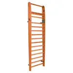NOHrD Sprossenwand Kirsche, ausklappbar, 14 Sprossen, HxBxT 230x80x13 cm