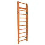 NOHrD Sprossenwand Kirsche, ausklappbar, 10 Sprossen, HxBxT 230x80x13 cm