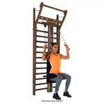 NOHrD Combi-Trainer fr Sprossenwand, Nussbaum
