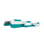 REEBOK Step professional, wei-trkis