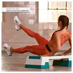 Abbildung zeigt REEBOK Step professional inkl. DVD, wei-trkis