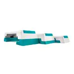 Abbildung zeigt REEBOK Step professional inkl. DVD, wei-trkis