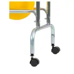 Abbildung zeigt Ballregal fr bis zu max. 12 Blle, fahrbar