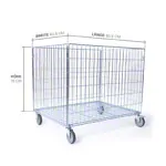 Abbildung zeigt Ballwagen Standard, 296.5 L, fahrbar