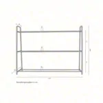 Ballregal Exklusiv Basismodul fr 9-18 Blle bis  75 cm, 270x62x180 cm