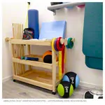 Abbildung zeigt Gymnastik-Gertewagen Exklusiv Set, 107-tlg.