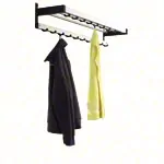 Wandgarderobe mit 19 Haken