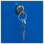 Umkleideschrank mit Bank und 2 Abteilen a 40 cm