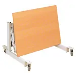 Mckel Sitz- Steharbeitstisch Ergo EP 2, B x T x H 80 x 60 x 62-97 cm, mit Rollen, grau/buche
