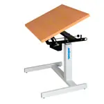 Mckel Sitz-Steharbeitstisch Ergo EP 2 B x T x H 80 x 60 x 62-97 cm, mit Gleitern, grau/buche