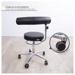 Abbildung zeigt Sanus Gesundheitsstuhl mit hhenverstellbarer Lehne, 52-72 cm, Kunstleder
