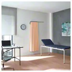 Teleskopsichtschutz 120 cm mit Vorhang 175 cm