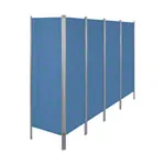 Leichtparavent 5-flgelig, HxB 165 x 259 cm