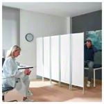 Leichtparavent 5-flgelig, HxB 165 x 259 cm