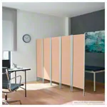 Abbildung zeigt Leichtparavent 5-fl�gelig, HxB 165 x 259 cm