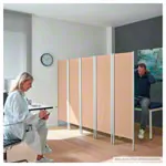 Abbildung zeigt Leichtparavent 5-fl�gelig, HxB 165 x 259 cm