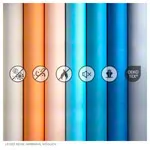 Abbildung zeigt ropimex Sichtschutz Vorhang BIOACTIVE 330x250 cm, mit 25 �sen + Bleiband