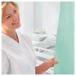 Abbildung zeigt ropimex Sichtschutz Vorhang BIOACTIVE 330x250 cm, mit 25 �sen + Bleiband