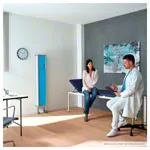 Faltwand flexibel, 3-flgelig, H x B 165 x 90 cm