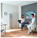 Faltwand flexibel, 3-flgelig, H x B 165 x 90 cm