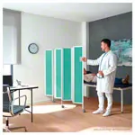 Faltwand flexibel, 3-flgelig, H x B 165 x 90 cm